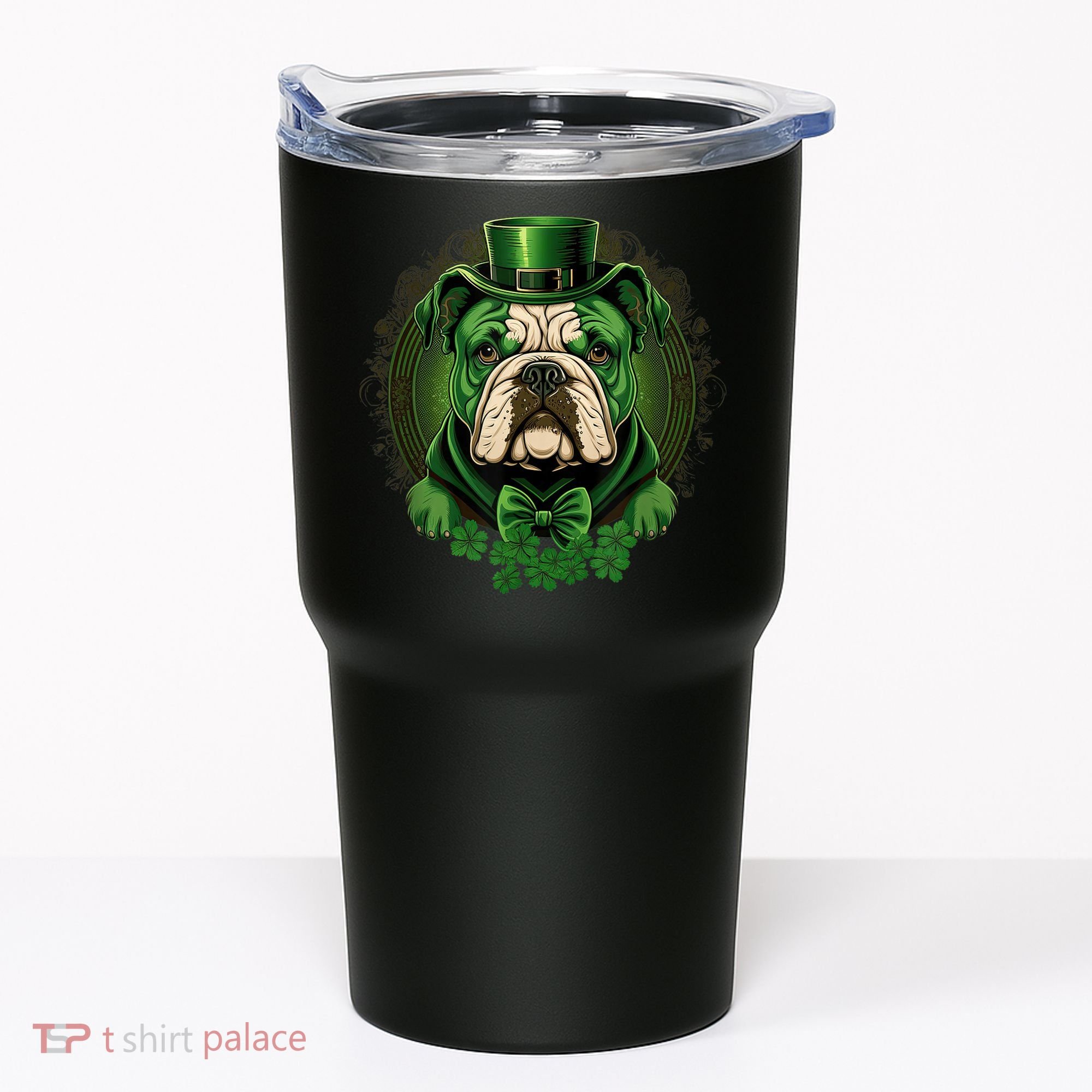 Funny Bulldog Dog St Patricks Day Irish Saint Patrick Day Tumbler