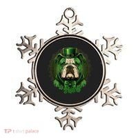 Funny Bulldog Dog St Patricks Day Irish Saint Patrick Day Ornament thumb 0