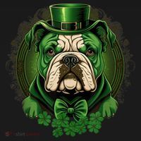 Funny Bulldog Dog St Patricks Day Irish Saint Patrick Day Women's Tank Top thumb 5