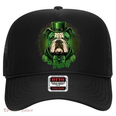 Funny Bulldog Dog St Patricks Day Irish Saint Patrick Day Hat