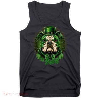 Funny Bulldog Dog St Patricks Day Irish Saint Patrick Day Tank Top