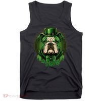 Funny Bulldog Dog St Patricks Day Irish Saint Patrick Day Tank Top thumb 0