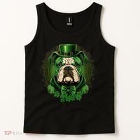 Funny Bulldog Dog St Patricks Day Irish Saint Patrick Day Tank Top thumb 2