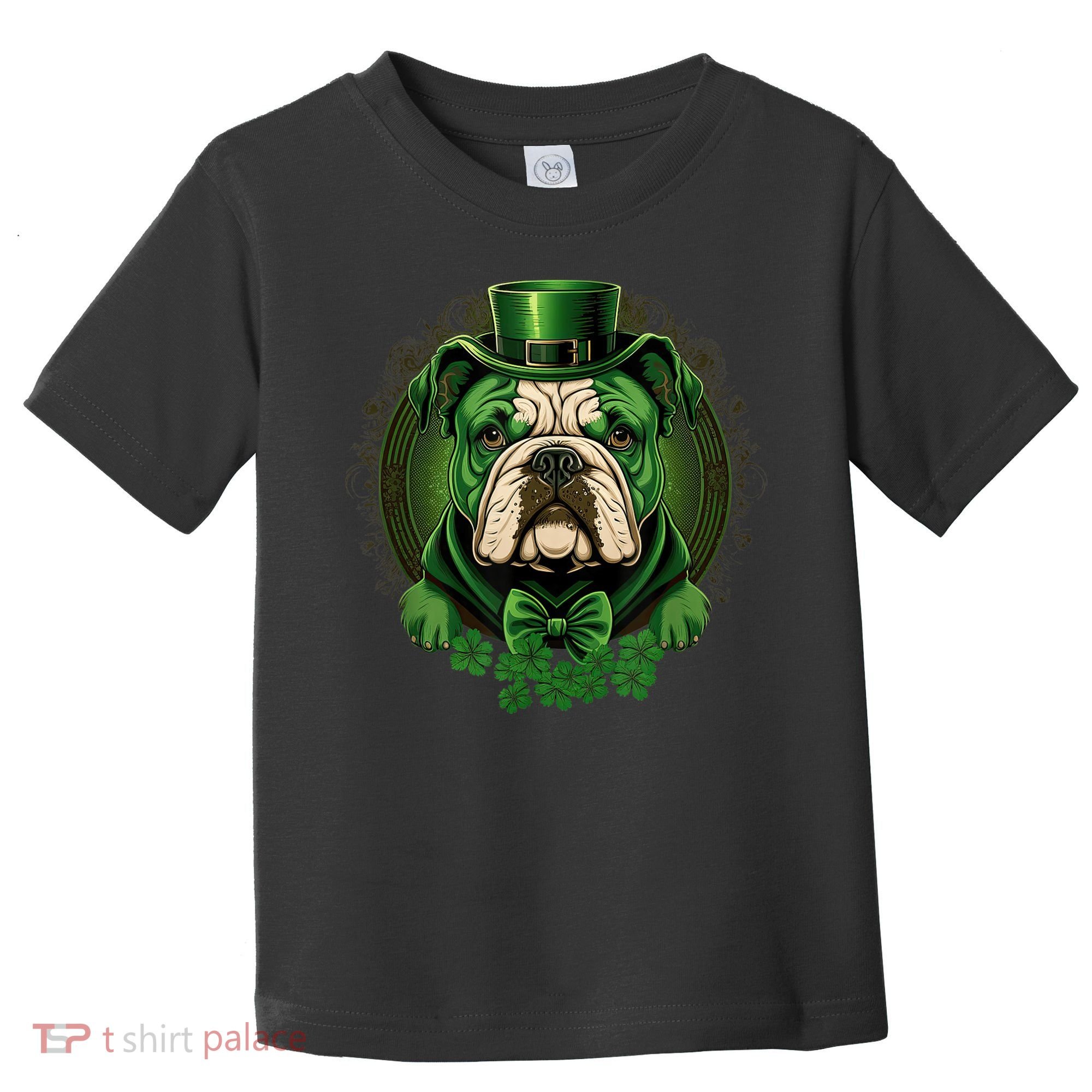 Funny Bulldog Dog St Patricks Day Irish Saint Patrick Day Toddler T-Shirt