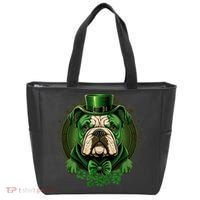 Funny Bulldog Dog St Patricks Day Irish Saint Patrick Day Tote Bag thumb 0