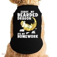 Funny Bearded Dragon Reptile Funny Lizard Bearded Dragon Doggie Tank thumb 0