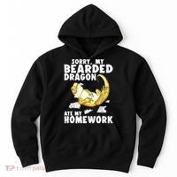 Funny Bearded Dragon Reptile Funny Lizard Bearded Dragon Hoodie thumb 0