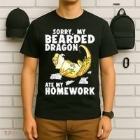 Funny Bearded Dragon Reptile Funny Lizard Bearded Dragon T-Shirt thumb 6