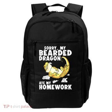 Funny Bearded Dragon Reptile Funny Lizard Bearded Dragon Backpack