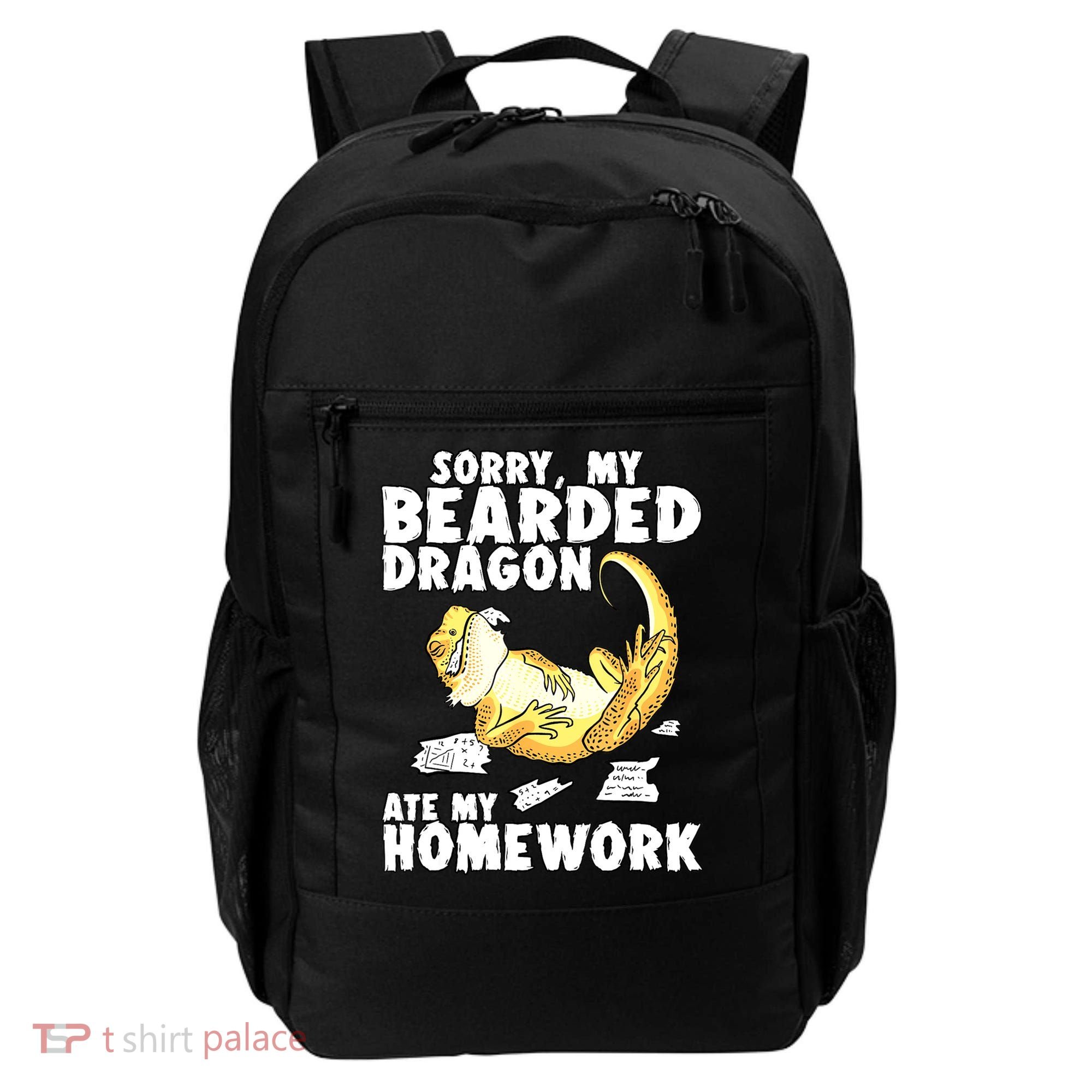 Funny Bearded Dragon Reptile Funny Lizard Bearded Dragon Backpack