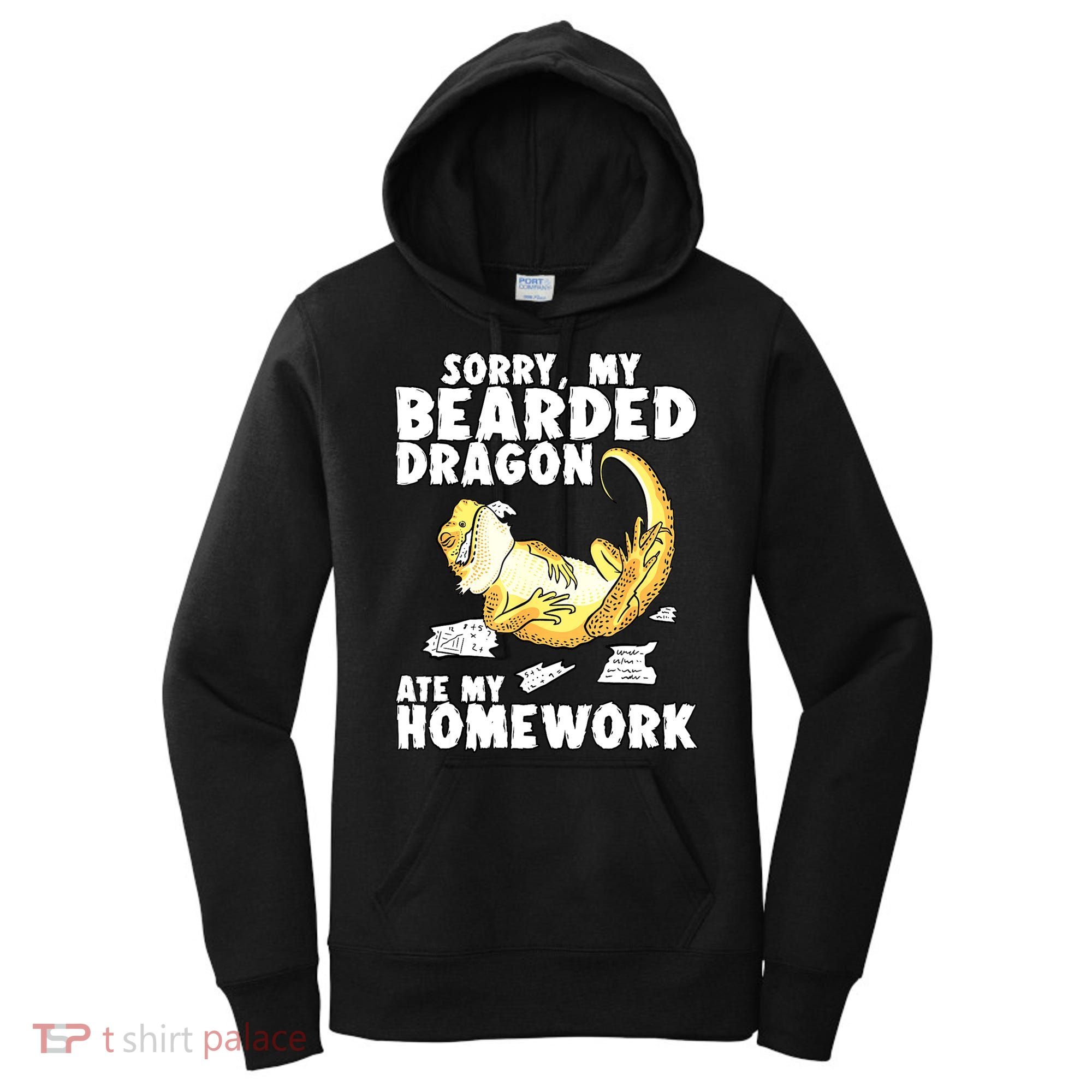 Funny Bearded Dragon Reptile Funny Lizard Bearded Dragon Women's Hoodie