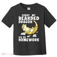 Funny Bearded Dragon Reptile Funny Lizard Bearded Dragon Toddler T-Shirt thumb 0