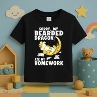 Funny Bearded Dragon Reptile Funny Lizard Bearded Dragon Toddler T-Shirt thumb 3