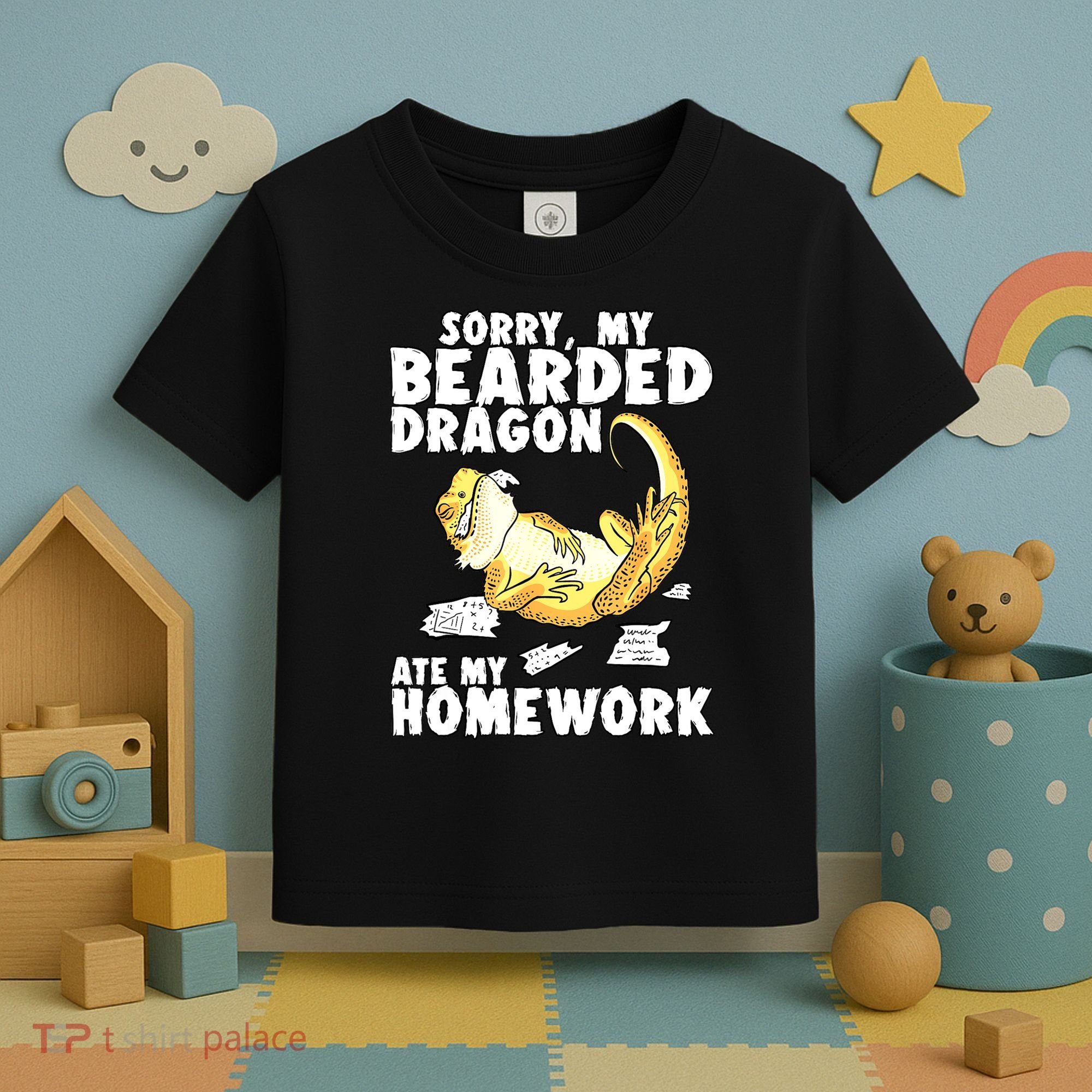 Funny Bearded Dragon Reptile Funny Lizard Bearded Dragon Toddler T-Shirt