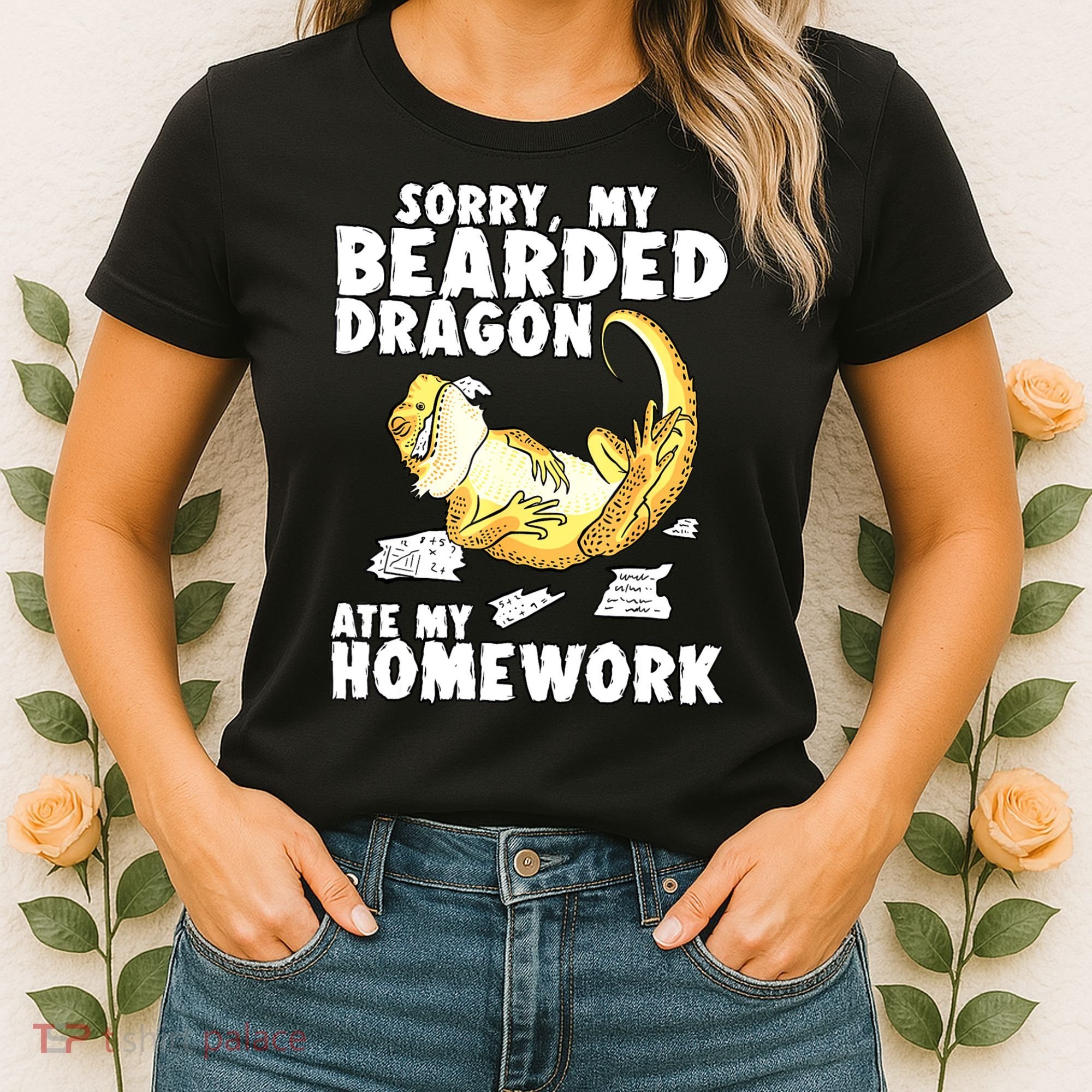Funny Bearded Dragon Reptile Funny Lizard Bearded Dragon Women's T-Shirt