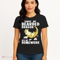 Funny Bearded Dragon Reptile Funny Lizard Bearded Dragon Women's T-Shirt thumb 4