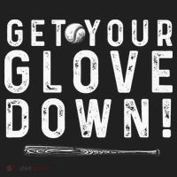 Funny Baseball Dad Coach Sayings Get Your Glove Down Beanie thumb 2