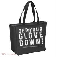 Funny Baseball Dad Coach Sayings Get Your Glove Down Tote Bag thumb 2