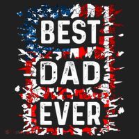 Funny Best Dad Ever Fathers Day Papa Us American Flag Tumbler thumb 3