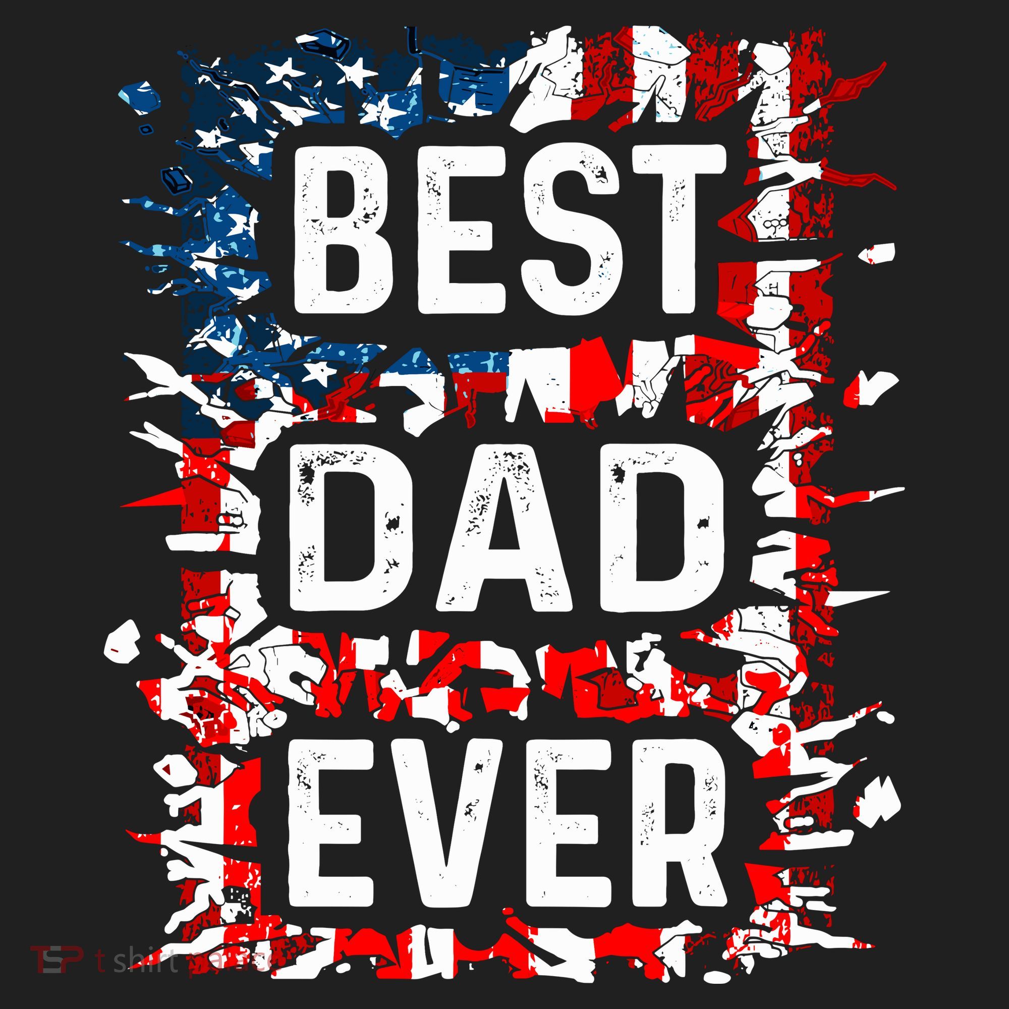 Funny Best Dad Ever Fathers Day Papa Us American Flag Tumbler