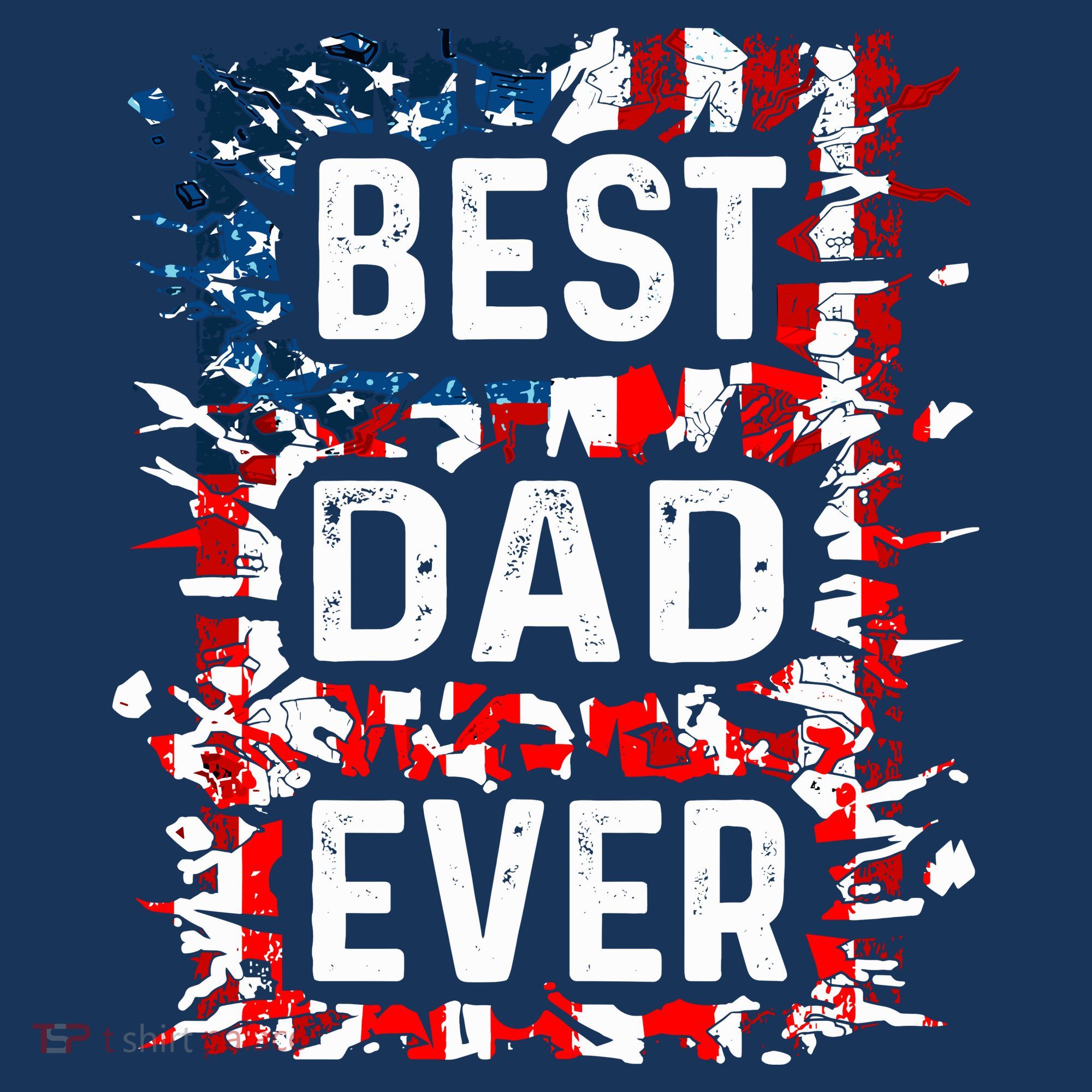 Funny Best Dad Ever Fathers Day Papa Us American Flag Hat