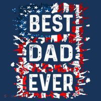 Funny Best Dad Ever Fathers Day Papa Us American Flag Visor thumb 3