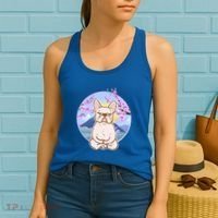 French Bulldog Dog Lover Funny Cute Kawaii Puppy Lover Gift Women's Tank Top thumb 2