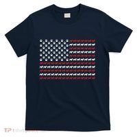 French Bulldog Dog American Flag Patriotic 4th Of July T-Shirt thumb 0