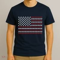 French Bulldog Dog American Flag Patriotic 4th Of July T-Shirt thumb 3