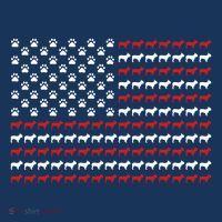 French Bulldog Dog American Flag Patriotic 4th Of July Women's Tank Top thumb 5