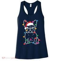 French Bulldog Dog Lights Christmas Matching Family Women's Tank Top thumb 0