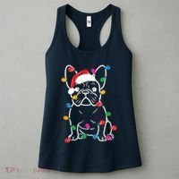French Bulldog Dog Lights Christmas Matching Family Women's Tank Top thumb 3