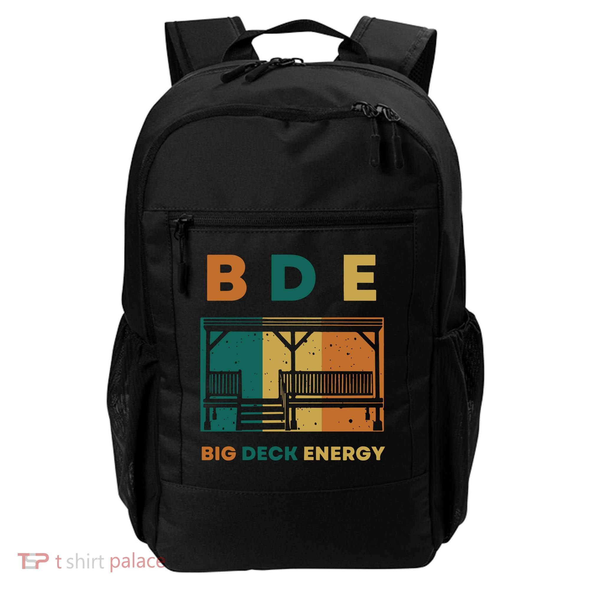 Funny Big Deck Energy BDE Dad Jokes Backpack