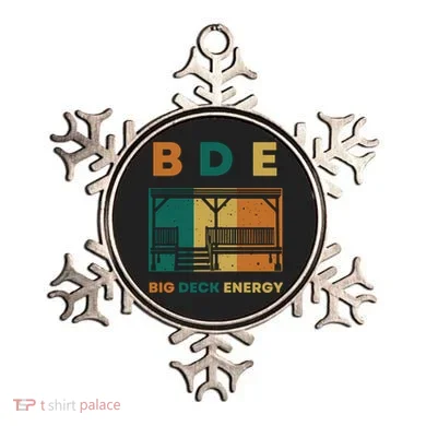 Funny Big Deck Energy BDE Dad Jokes Ornament