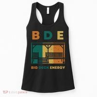 Funny Big Deck Energy BDE Dad Jokes Women's Tank Top thumb 0