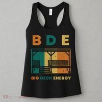 Funny Big Deck Energy BDE Dad Jokes Women's Tank Top thumb 3
