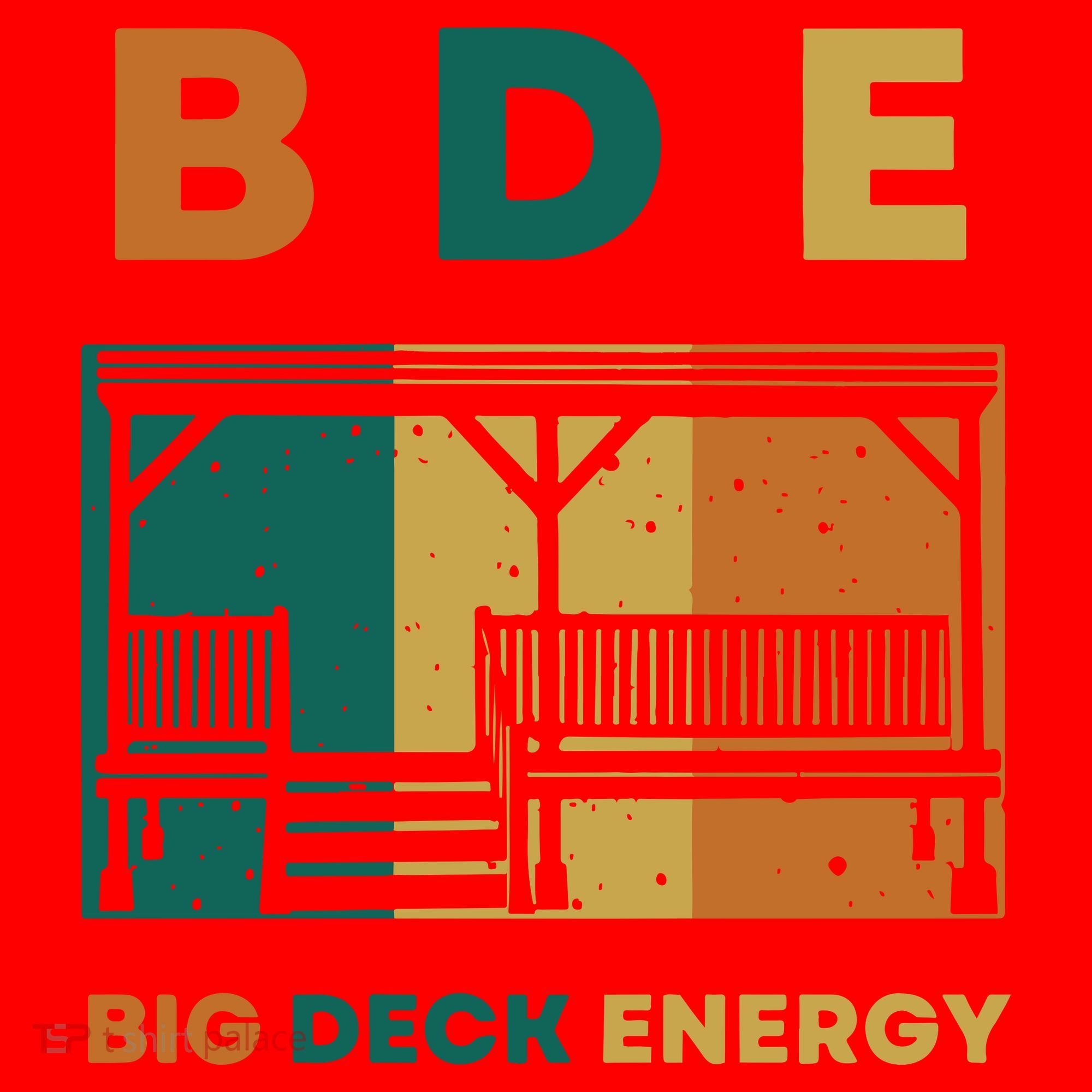 Funny Big Deck Energy BDE Dad Jokes Santa Hat