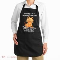 Funny Bearded Dragon Cute Lizard Beardie Ate My Homework Gift Apron thumb 2