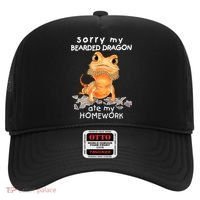 Funny Bearded Dragon Cute Lizard Beardie Ate My Homework Gift Hat thumb 0