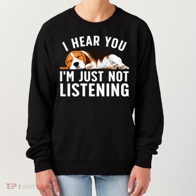 Funny Beagle Design Dad Mom Beagle Dog Lovers Women's Sweatshirt