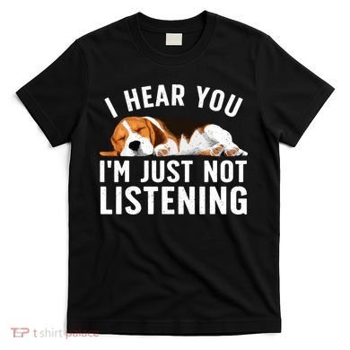 Funny Beagle Design Dad Mom Beagle Dog Lovers T-Shirt