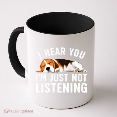 Funny Beagle Design Dad Mom Beagle Dog Lovers Coffee Mug