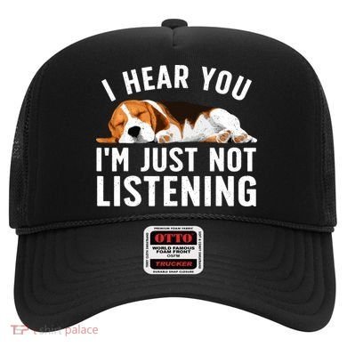 Funny Beagle Design Dad Mom Beagle Dog Lovers Hat