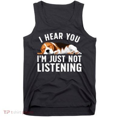 Funny Beagle Design Dad Mom Beagle Dog Lovers Tank Top