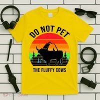 Funny Bison Do Not Pet The Fluffy Cows T-Shirt thumb 5