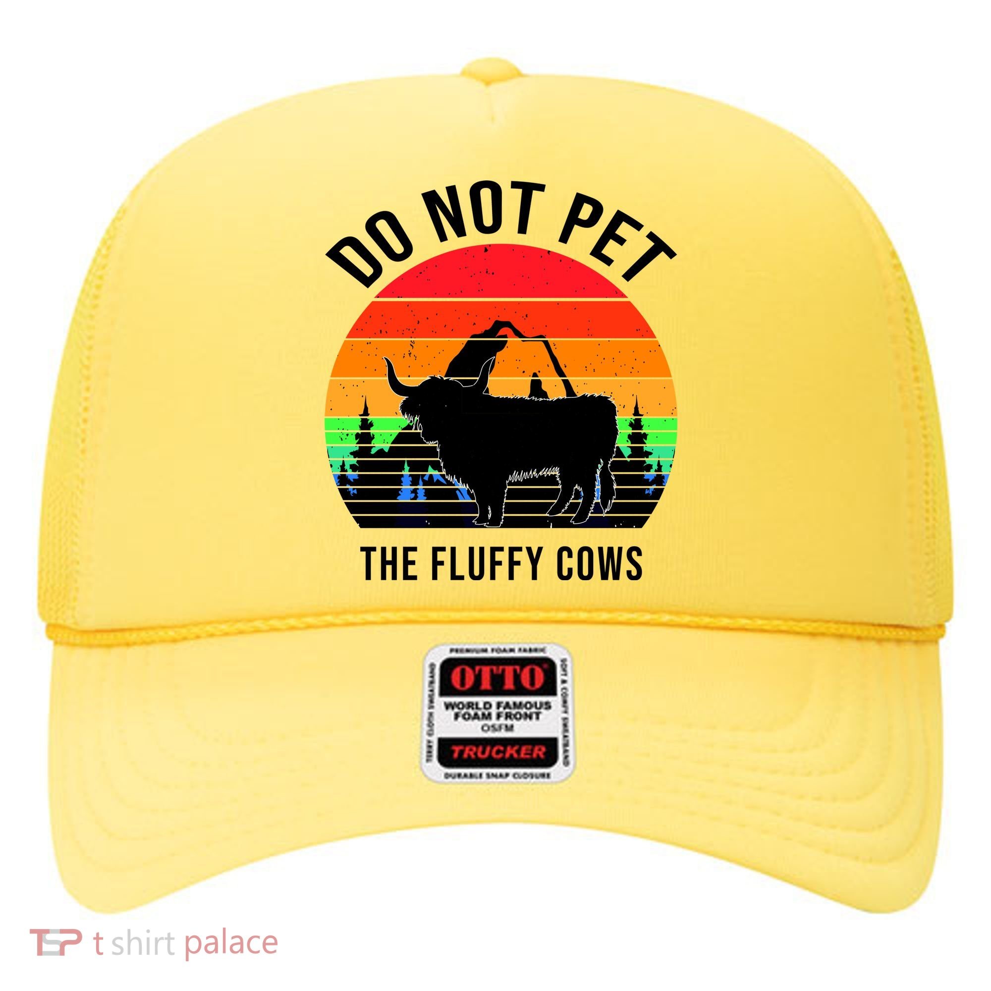 Funny Bison Do Not Pet The Fluffy Cows Hat