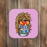 Funny Beer Drinking Funny Redneck Mullet Coaster thumb 0