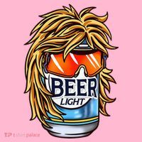 Funny Beer Drinking Funny Redneck Mullet Coaster thumb 2