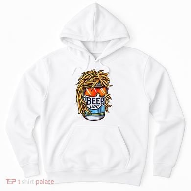 Funny Beer Drinking Funny Redneck Mullet Hoodie