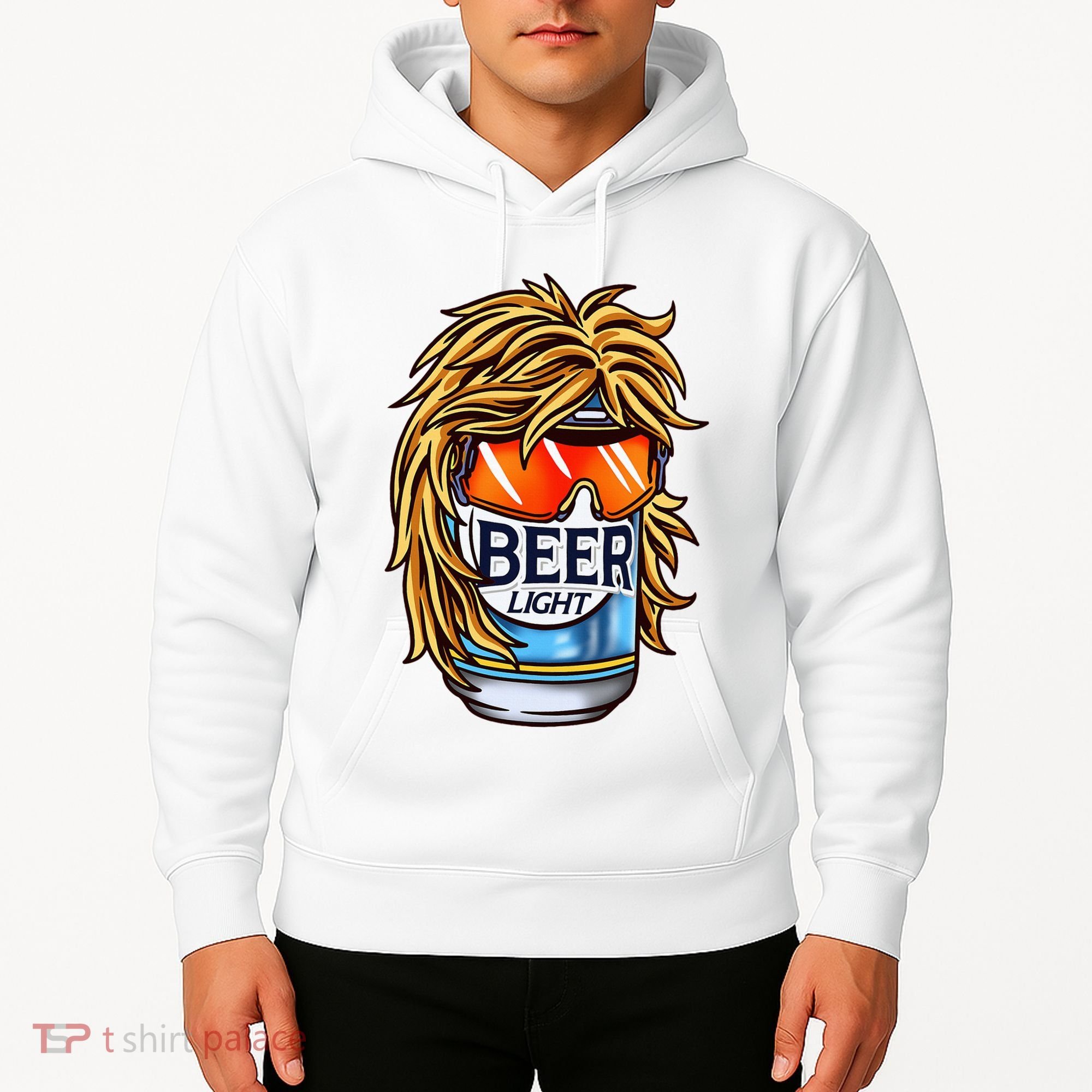 Funny Beer Drinking Funny Redneck Mullet Hoodie